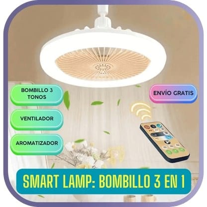 VENTILADOR  DE TECHO  CON LUZ  LED- FAN(™)